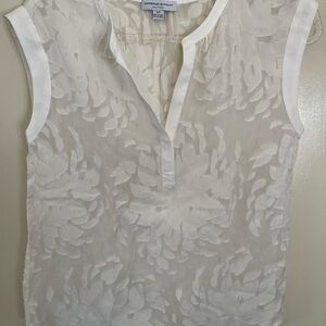 Katherine Barclay Ivory Floral Blouse